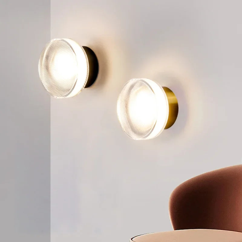 OrbixGlow Runde Moderne Wandlampe | Elegantes Lichtdesign | Dimmbare 3-Farb-Option