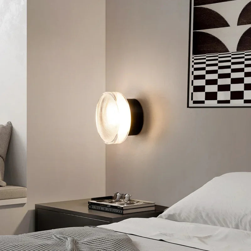 OrbixGlow Runde Moderne Wandlampe | Elegantes Lichtdesign | Dimmbare 3-Farb-Option