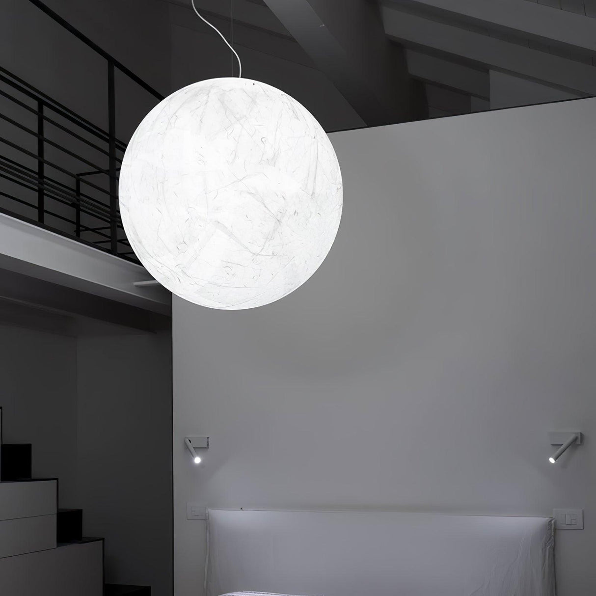 NovaLuxe Moonlight LED Pendelleuchte | Modern | Dimmbar | Dekorative Deckenlampe | Elegantes Design für Ihr Zuhause