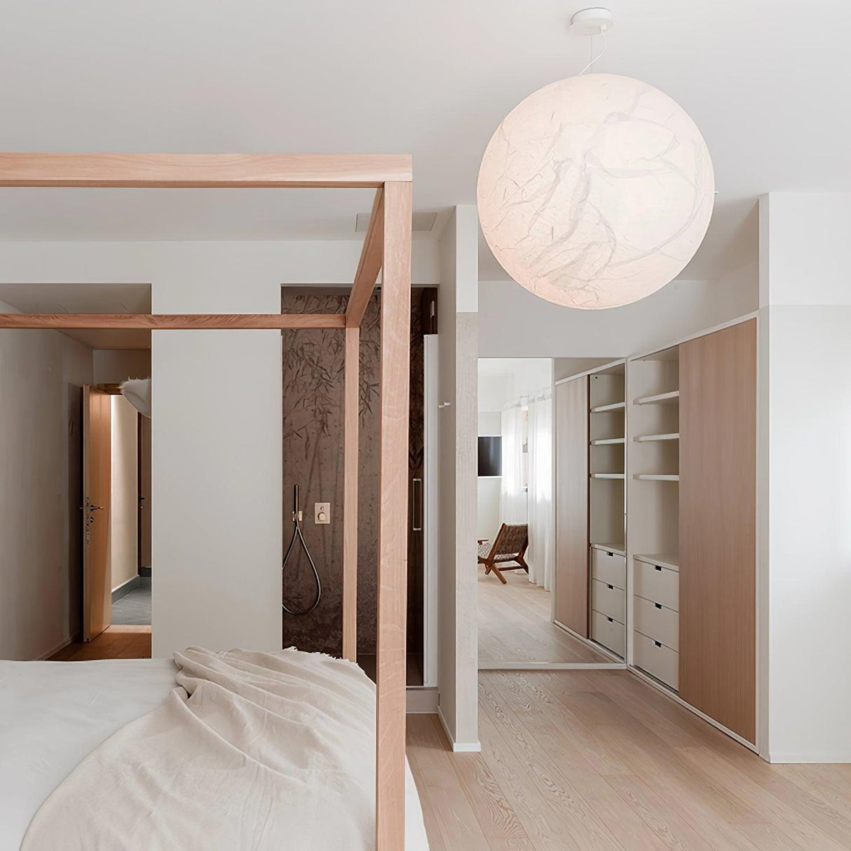 NovaLuxe Moonlight LED Pendelleuchte | Modern | Dimmbar | Dekorative Deckenlampe | Elegantes Design für Ihr Zuhause