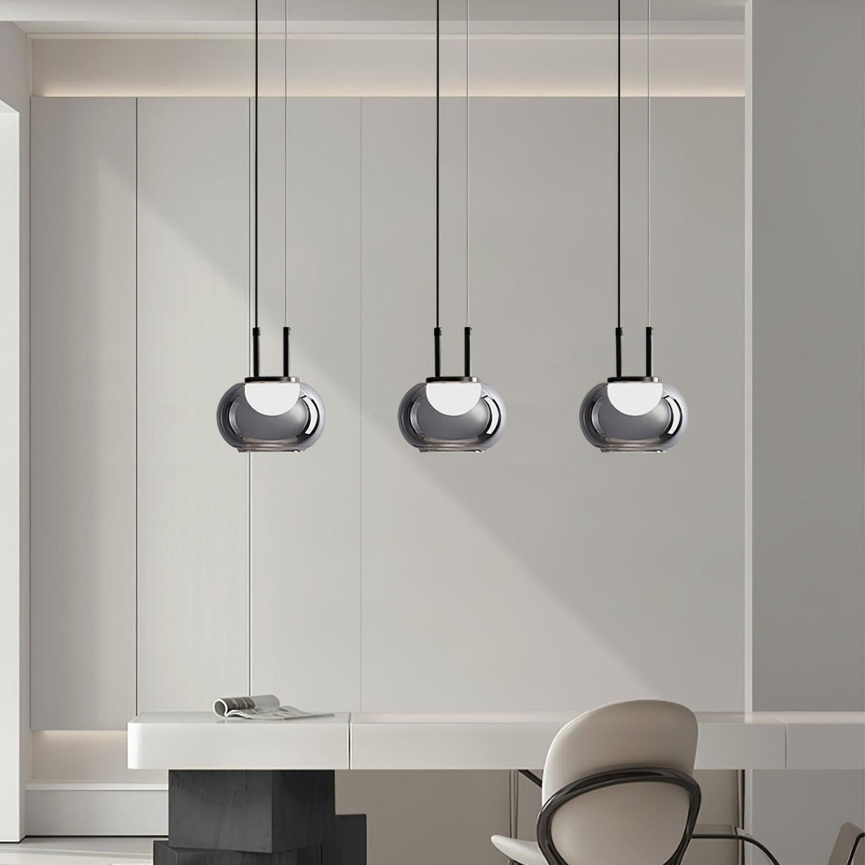 HaloGlide Mystique Pendelleuchte | Modernes LED-Design | Dimmbare Beleuchtung | Zeitlose Eleganz