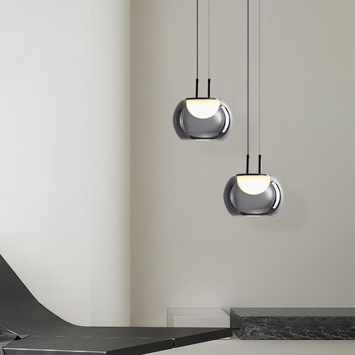 HaloGlide Mystique Pendelleuchte | Modernes LED-Design | Dimmbare Beleuchtung | Zeitlose Eleganz