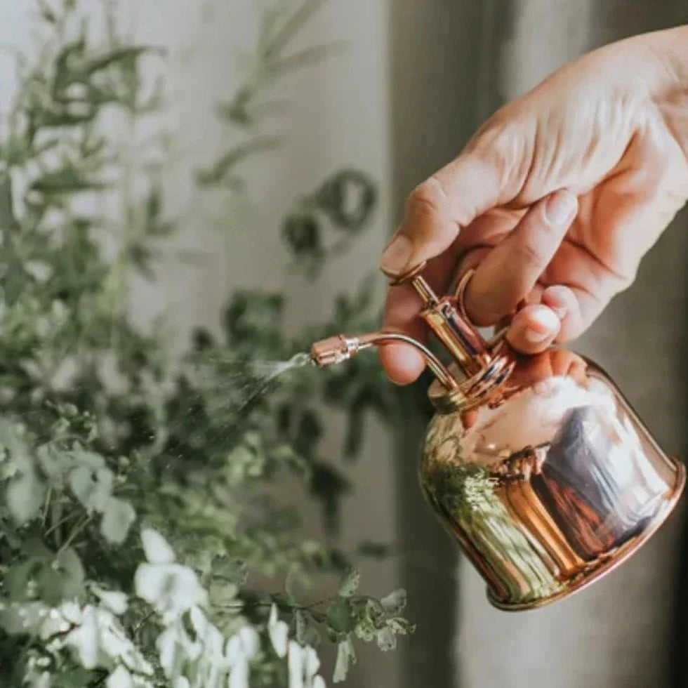 PlantLuxe Premium Pflanzensprüher | Goldene Sprühflasche für Pflanzenpflege | Stilvolles Zubehör für Zimmerpflanzen