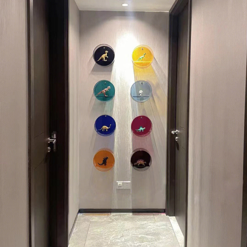 AcryliShelf Nordisches Acryl-Wandregal | Modernes Design | Platzsparend | Dekorative Aufbewahrung für Zuhause