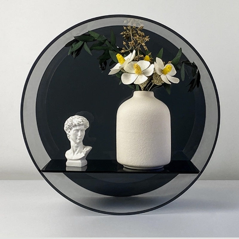 AcryliShelf Nordisches Acryl-Wandregal | Modernes Design | Platzsparend | Dekorative Aufbewahrung für Zuhause