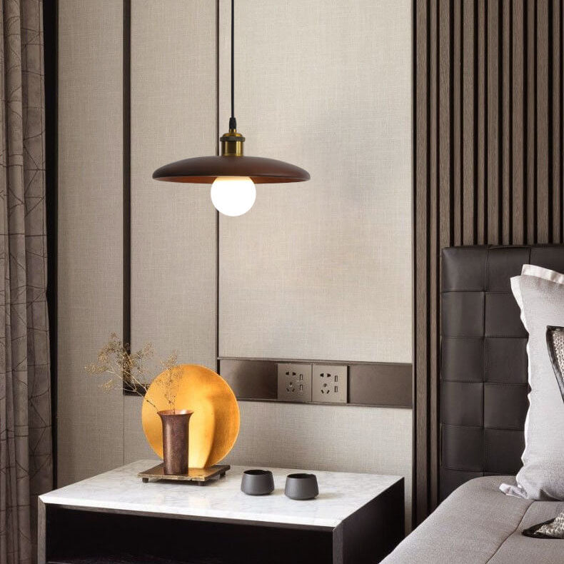 SolaraLite – Minimalistische Holz Pendelleuchte | Tellerdesign | Nachhaltige Beleuchtung für Zuhause