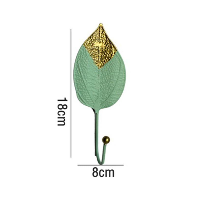 LeafLuxe Metall Wandhaken im Blätterdesign | Elegantes & Funktionales Dekor | In Gold & Blau erhältlich