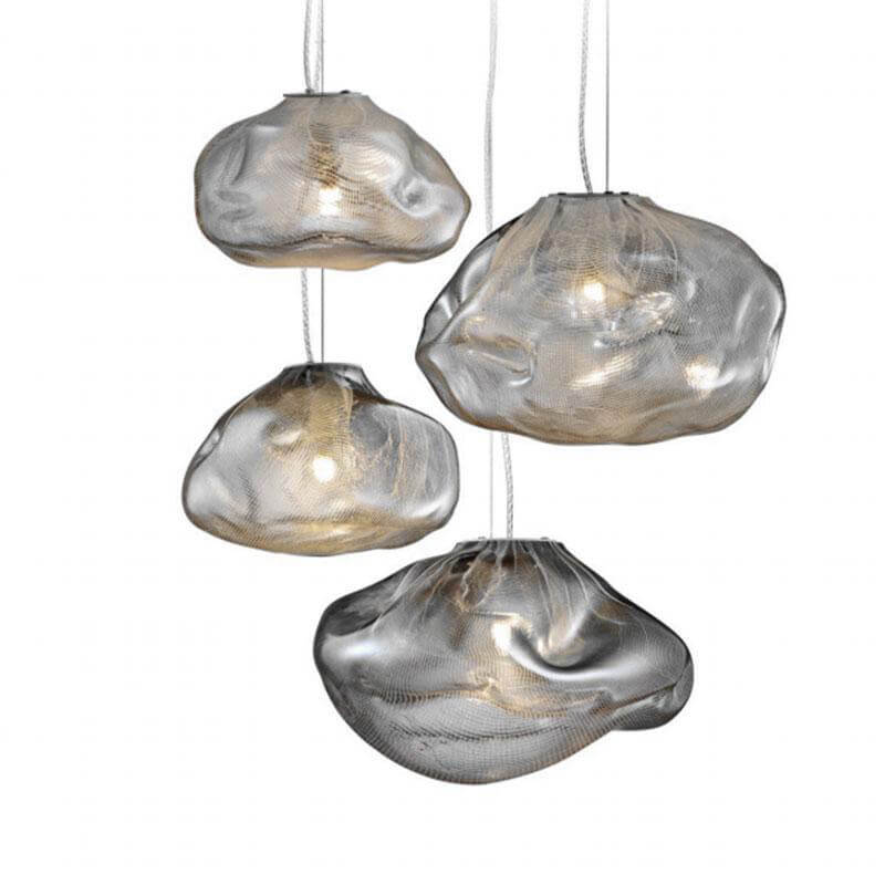 CloudNova Glas Pendelleuchte | Modernes Design | Einzigartiger Wolken-Look | Stimmungsvolle Beleuchtung
