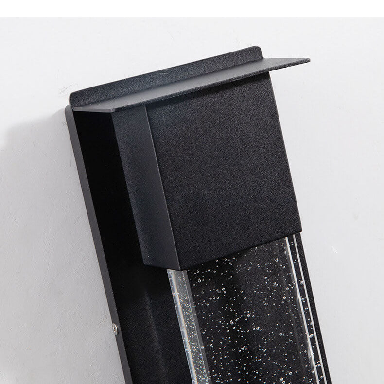 CrystalGuard – Outdoor LED Wandleuchte | Wasserdicht & Induktion | Modernes Design