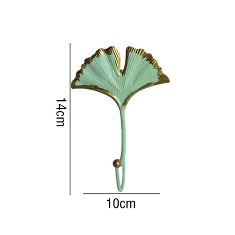 LeafLuxe Metall Wandhaken im Blätterdesign | Elegantes & Funktionales Dekor | In Gold & Blau erhältlich
