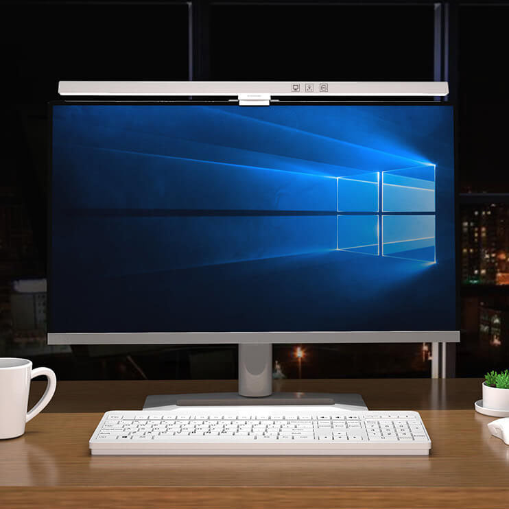VisionBar LED Bildschirmlampe | Anti-Blaulicht | USB Wiederaufladbar | Für Laptop & Monitor