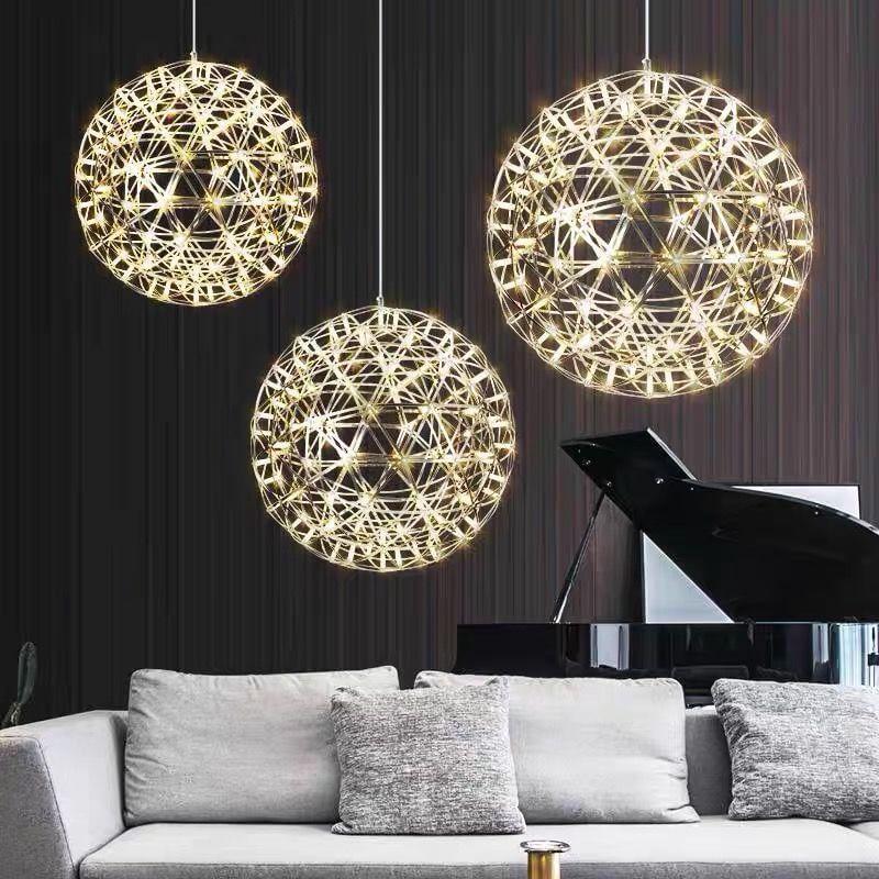 StarFlare LED Feuerwerk Pendelleuchte | Modernes Design | 12 bis 92 Lichtkugeln | Deko-Leuchte für Wohnzimmer & Esszimmer