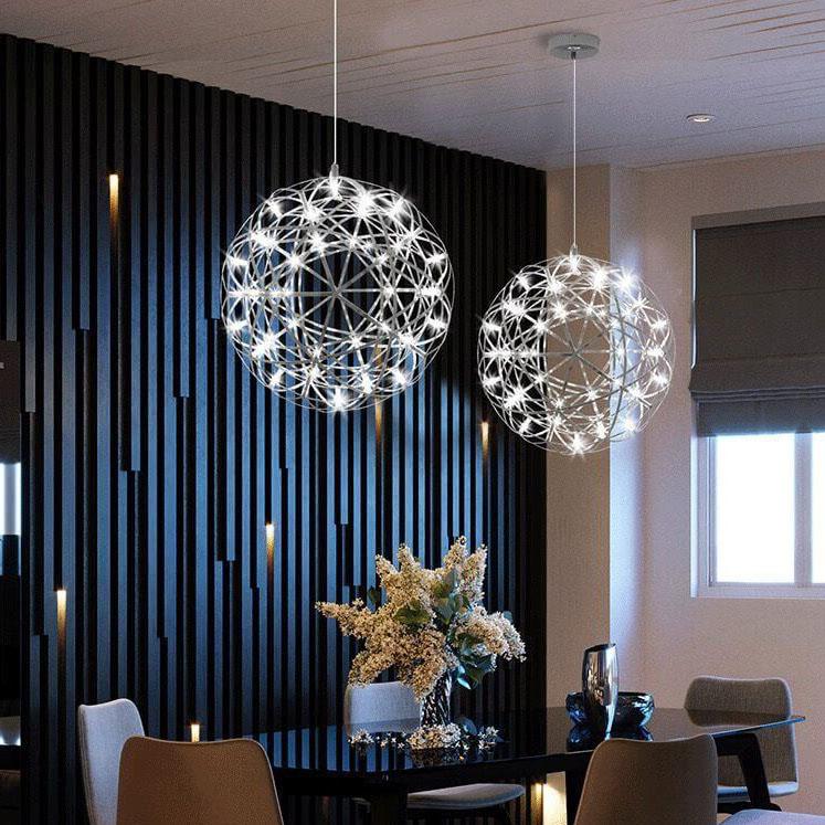 StarFlare LED Feuerwerk Pendelleuchte | Modernes Design | 12 bis 92 Lichtkugeln | Deko-Leuchte für Wohnzimmer & Esszimmer