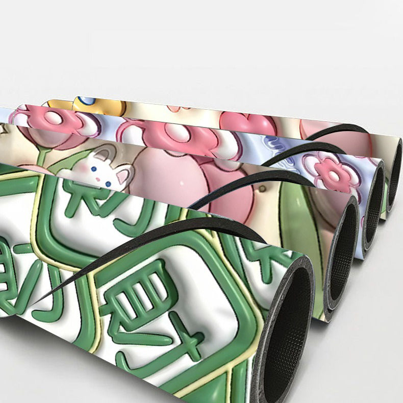 FloraSoft 3D Blumen Badezimmermatte | Saugstark & Rutschfest | Weiche Fußmatte für Wohlfühlmomente