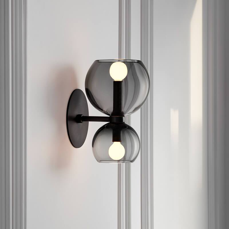Bowlite Wandlampe mit modernem Design | 2-Licht-Schale | Elegante Beleuchtung für Zuhause
