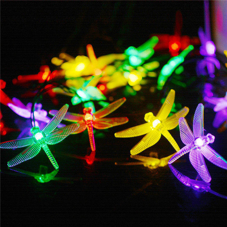 SolarGlim Dragonfly LED Lichterkette | Solarbetrieben | Wasserdicht | Party- & Gartenbeleuchtung