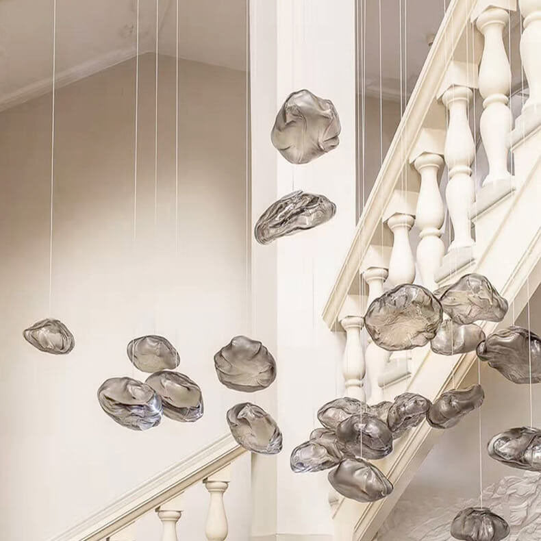 CloudNova Glas Pendelleuchte | Modernes Design | Einzigartiger Wolken-Look | Stimmungsvolle Beleuchtung