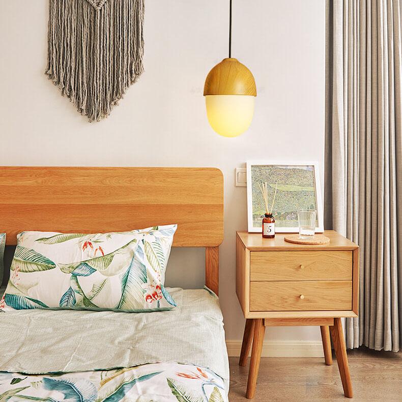 GlowNut Beige Globe Pendelleuchte | Modernes Design | Energieeffizient | Wohn- und Essbereich | Stilvolle Beleuchtung