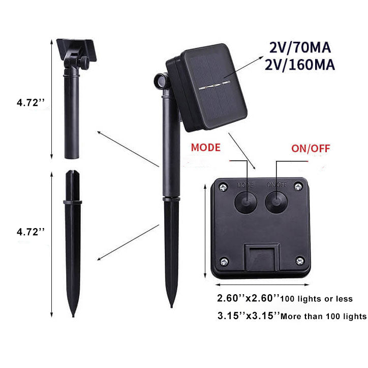 Floribelle Solar Sakura Lichterkette | LED Kirschblüten | Wasserdicht | Outdoor Partylicht