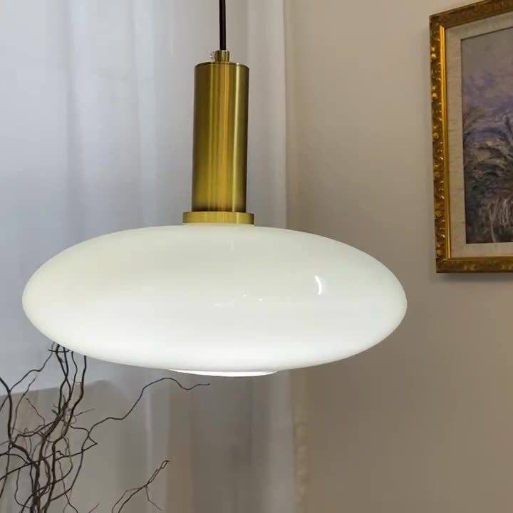 GloForm Nordic LED Pendelleuchte | Milchglas | Warmlicht & Farbwechsel | Minimalistisches Design