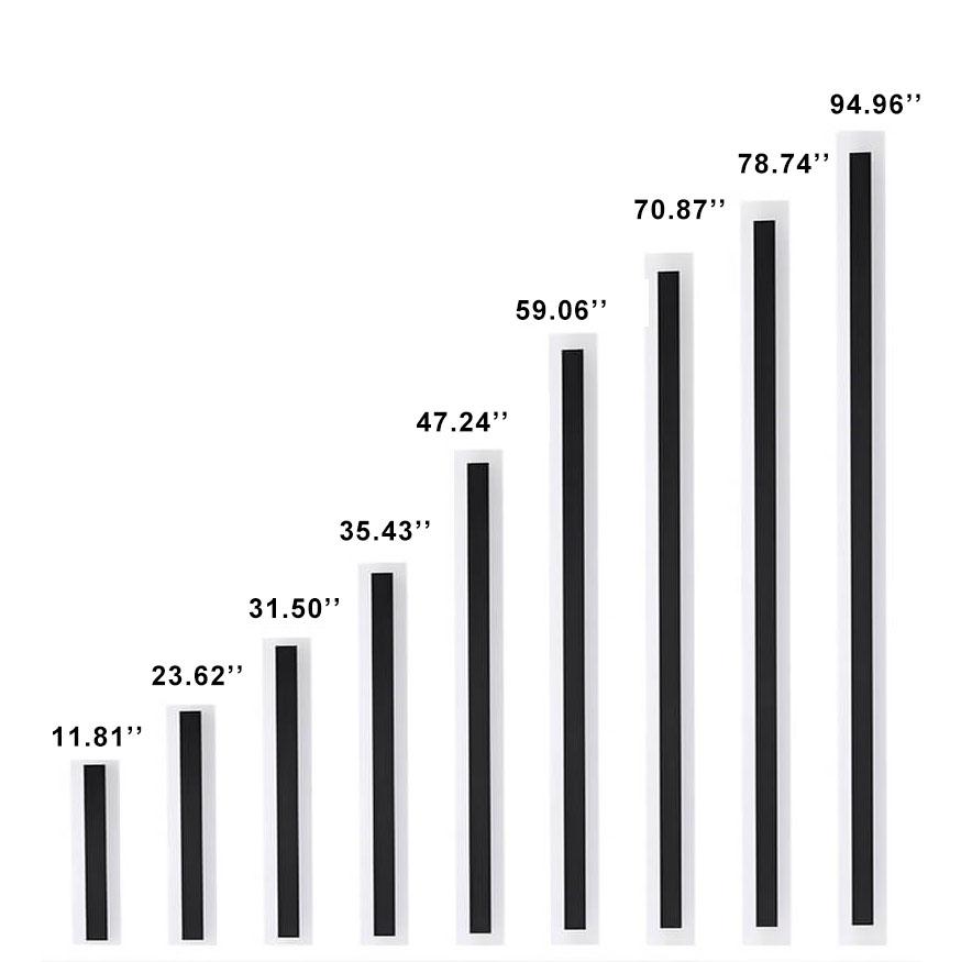 LumiBar Minimalist LED Außenwandleuchte | Wasserdicht | Langlebig | Moderne Lichttechnik | Outdoor Dekolampe für Garten und Terrasse
