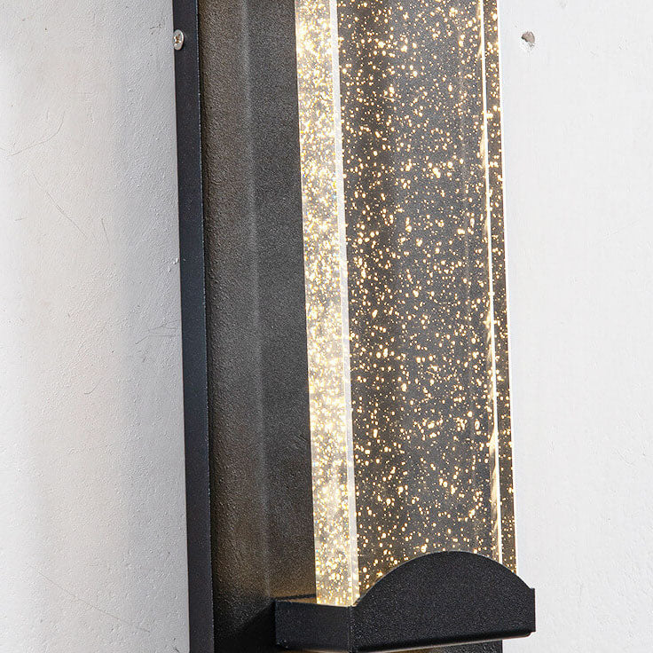 CrystalGuard – Outdoor LED Wandleuchte | Wasserdicht & Induktion | Modernes Design