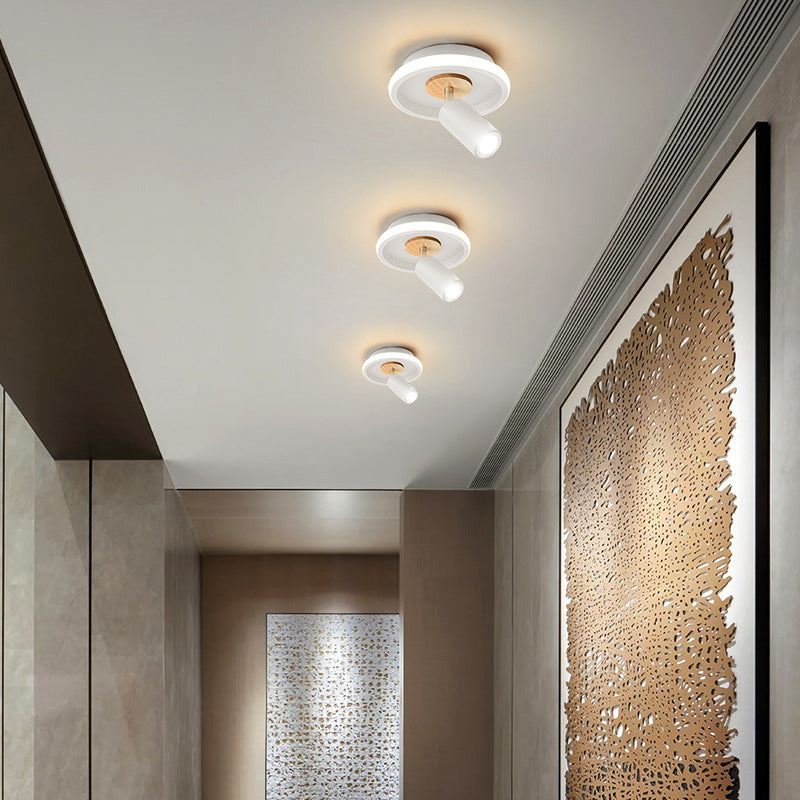 IronLume Industrial Flush Spotlight | Moderner Loft-Stil | 1-Licht Deckenleuchte | Robuste Beleuchtung für Zuhause