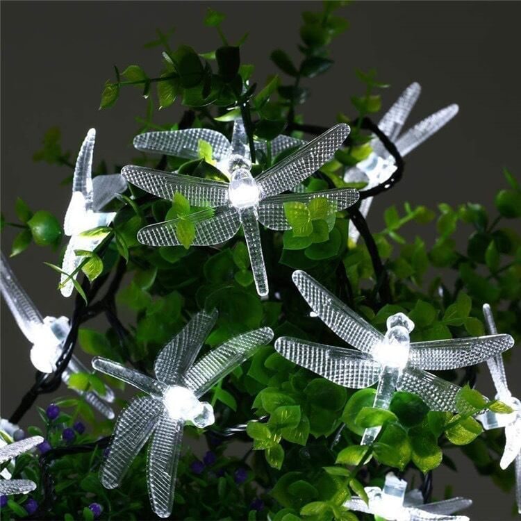 SolarGlim Dragonfly LED Lichterkette | Solarbetrieben | Wasserdicht | Party- & Gartenbeleuchtung