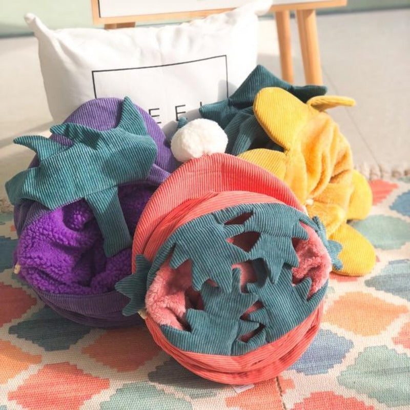 PawMaze Outdoor Katzentunnel | Robuster Cordura-Spieltunnel | Garten-Spaß für Katzen | Leicht & Wetterfest