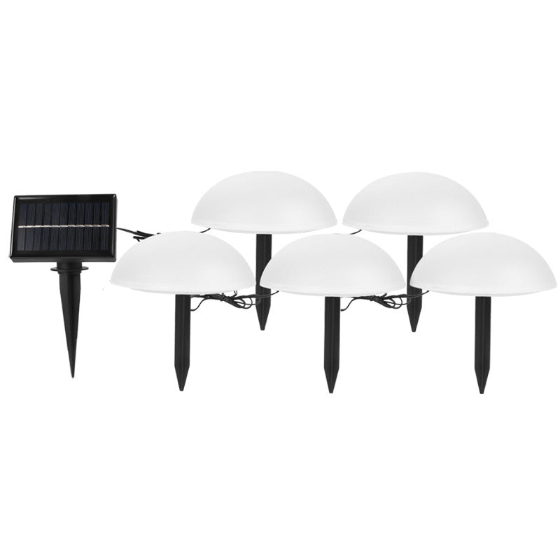 LuminOrbis Solar LED Gartenleuchten | Halbkuppeldesign | Solarbetrieben | Stilvolle Außenbeleuchtung