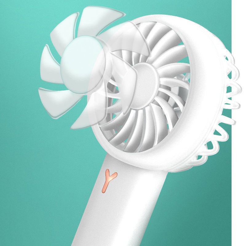 AirBuddy Tragbarer Mini Ventilator | Handheld & Faltbar | Wiederaufladbar | Perfekt für Reisen & Zuhause