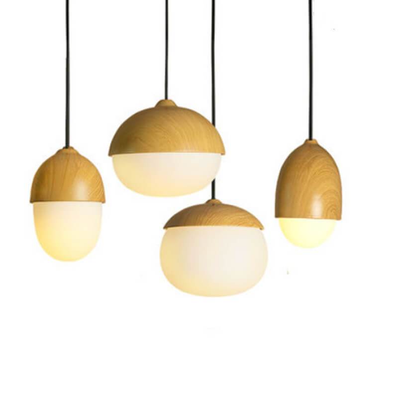 GlowNut Beige Globe Pendelleuchte | Modernes Design | Energieeffizient | Wohn- und Essbereich | Stilvolle Beleuchtung