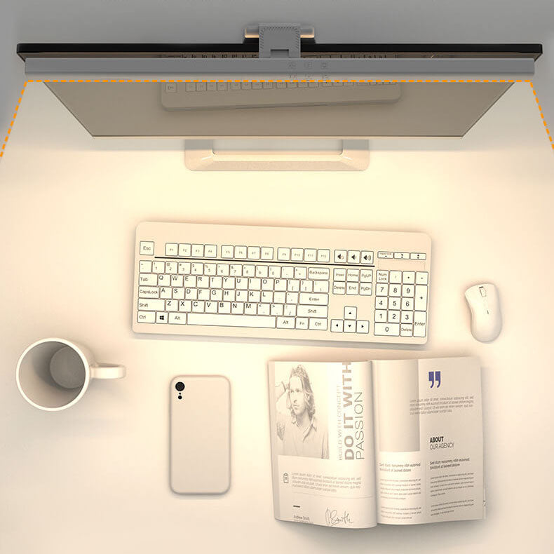 VisionBar LED Bildschirmlampe | Anti-Blaulicht | USB Wiederaufladbar | Für Laptop & Monitor