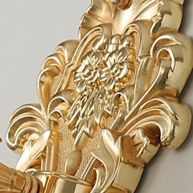 CandeLuxe Europäisches Kristall Wandkandelaber | 3-Flammig | Luxus Wandlampe | Klassische Beleuchtung für Zuhause