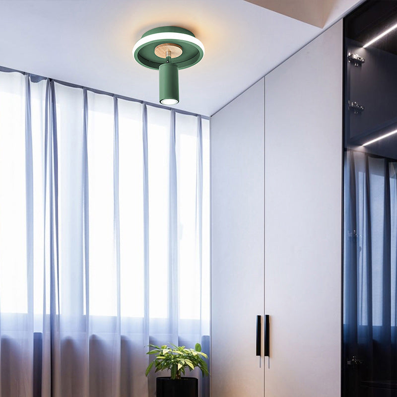 IronLume Industrial Flush Spotlight | Moderner Loft-Stil | 1-Licht Deckenleuchte | Robuste Beleuchtung für Zuhause