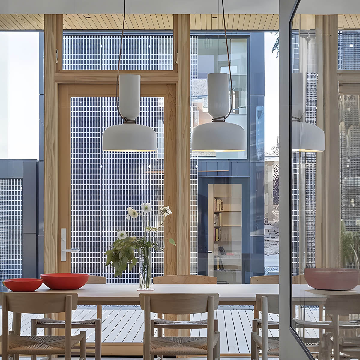 GeoAura Geometrisches Design Pendelleuchte | Elegantes Lichtspiel | Modernes Interieur