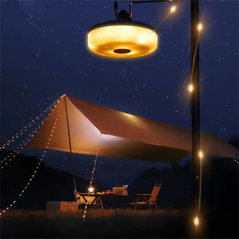 BrightTrail Wiederaufladbare LED Campinglampe | Tragbares Design | USB-Ladung | Outdoor- und Notfallbeleuchtung