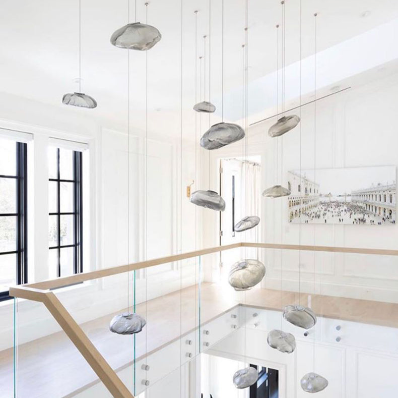 LumiBliss Minimalistische Geblasene Glasblasen-Pendelleuchte | Elegantes Design | Stimmungsvolle Beleuchtung