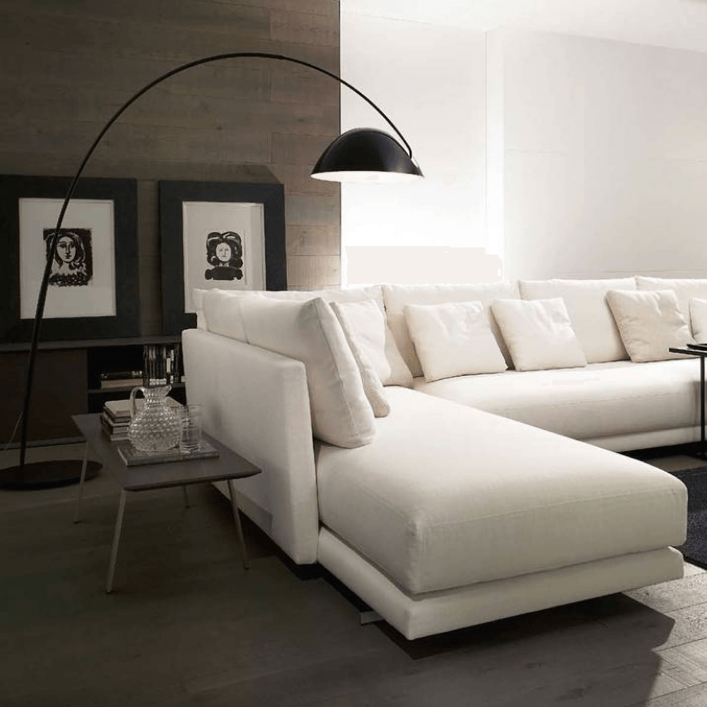 LumoArch Premium LED Bogenstehleuchte | Modernes Design | Dimmbar | Wohnzimmer Beleuchtung