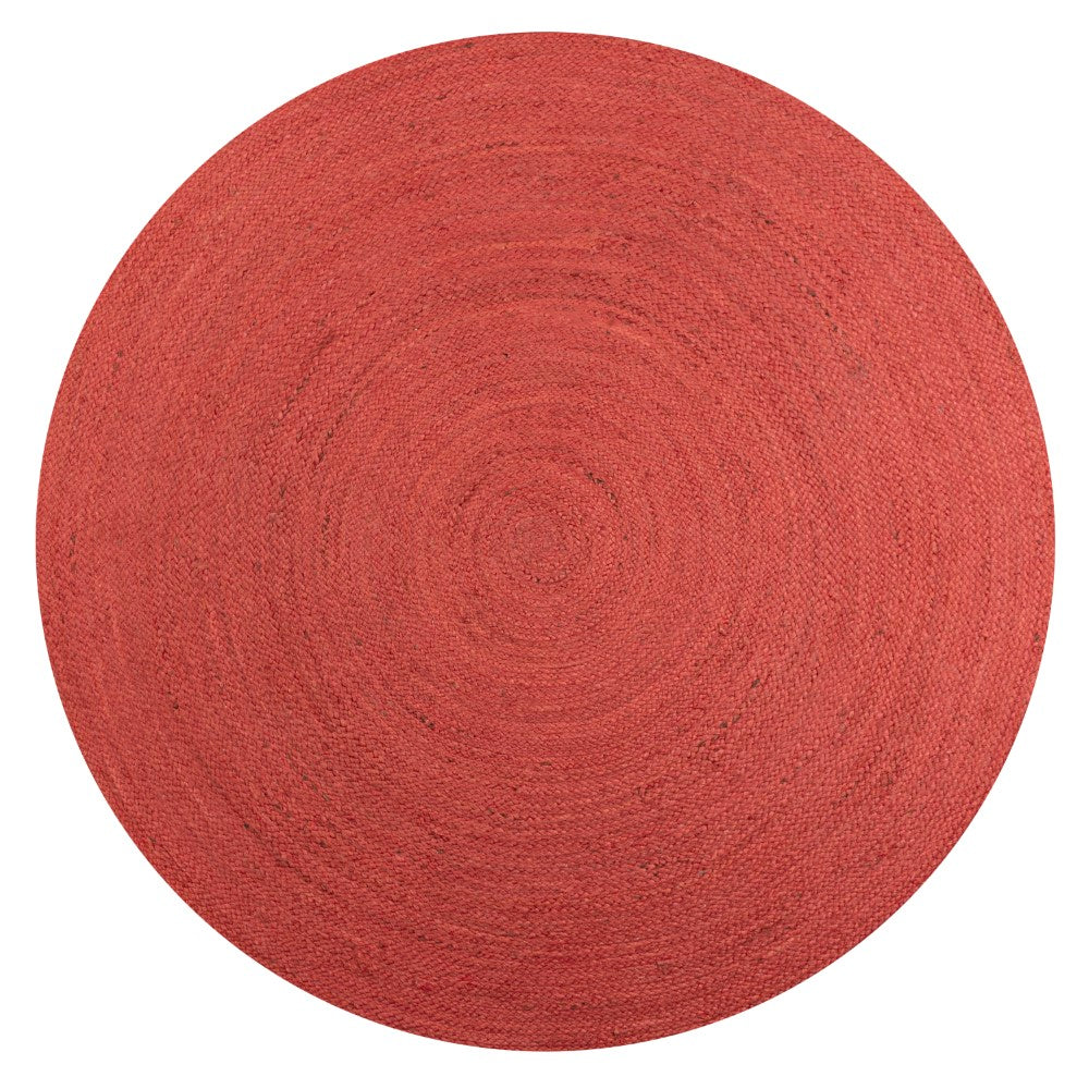 Coastio Geflochtener Runder Jute-Teppich | Coastal Cottage Design | Nachhaltige Eleganz für Ihr Zuhause