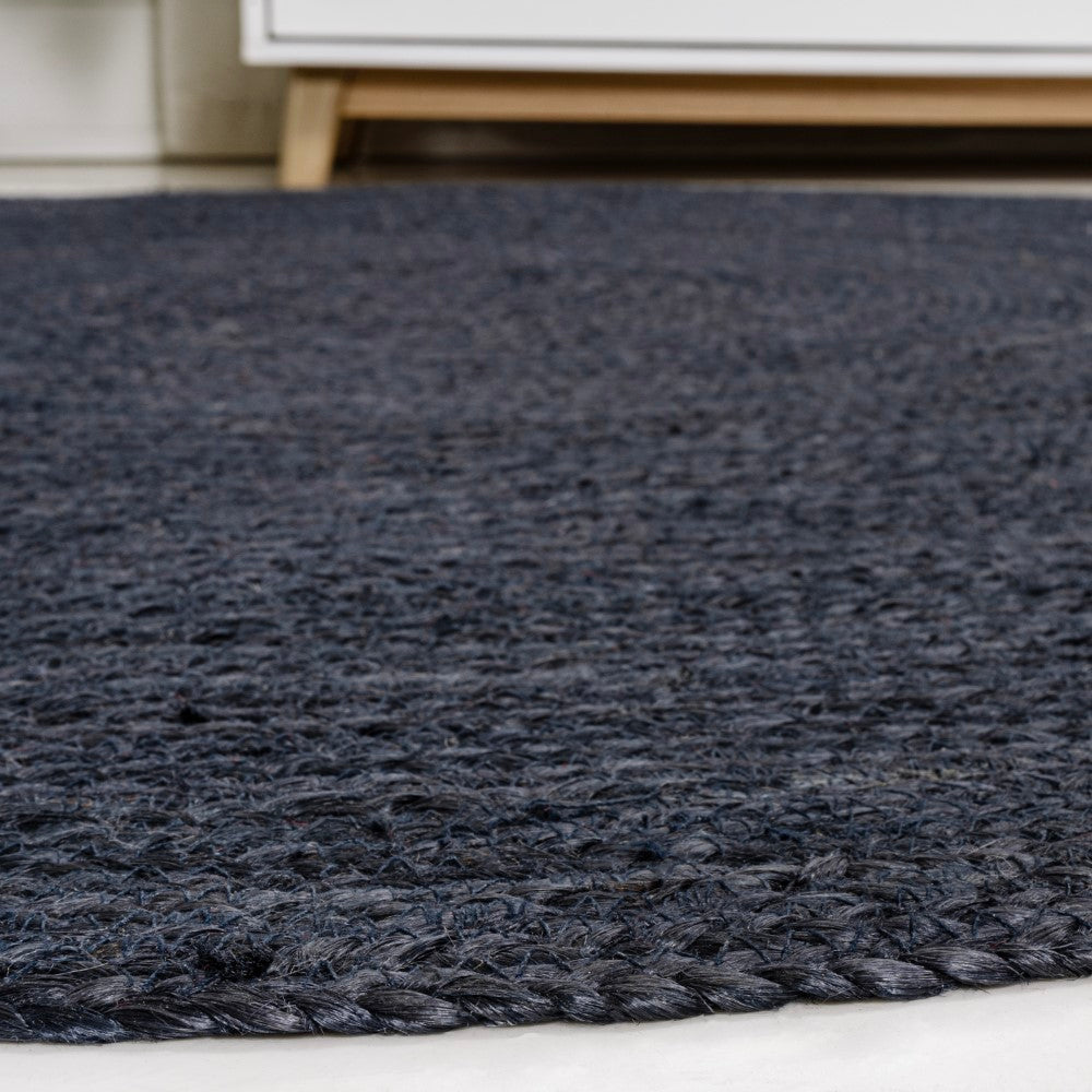 Coastio Geflochtener Runder Jute-Teppich | Coastal Cottage Design | Nachhaltige Eleganz für Ihr Zuhause