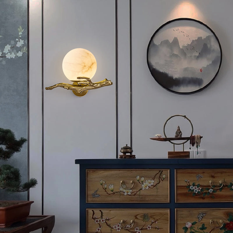 LunaMarmo Marmor-Wandlampe | Kreatives Design | LED Beleuchtung für Stilvolle Innenräume