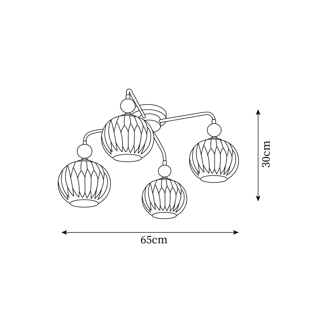 Lumisfera Moderne LED-Deckenleuchte | Zeitloses Design | Dimmbar | Elegante Beleuchtung für Wohn- und Esszimmer
