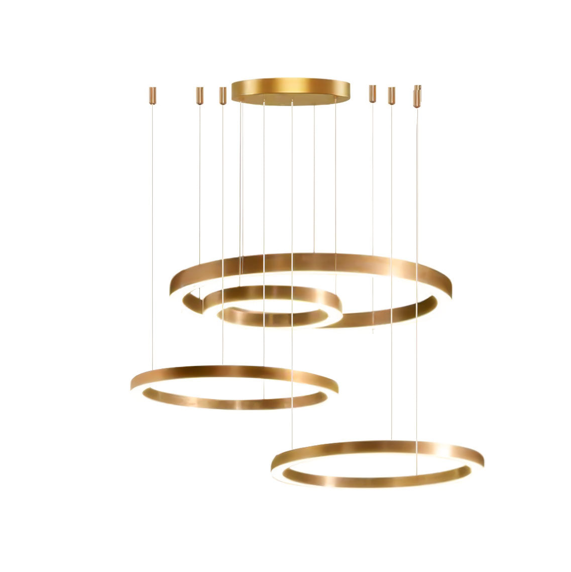 LumenRing Orion LED Pendelleuchte | Modernes Ringdesign | Dimmbares Licht | Stilvolle Beleuchtung für Wohnräume