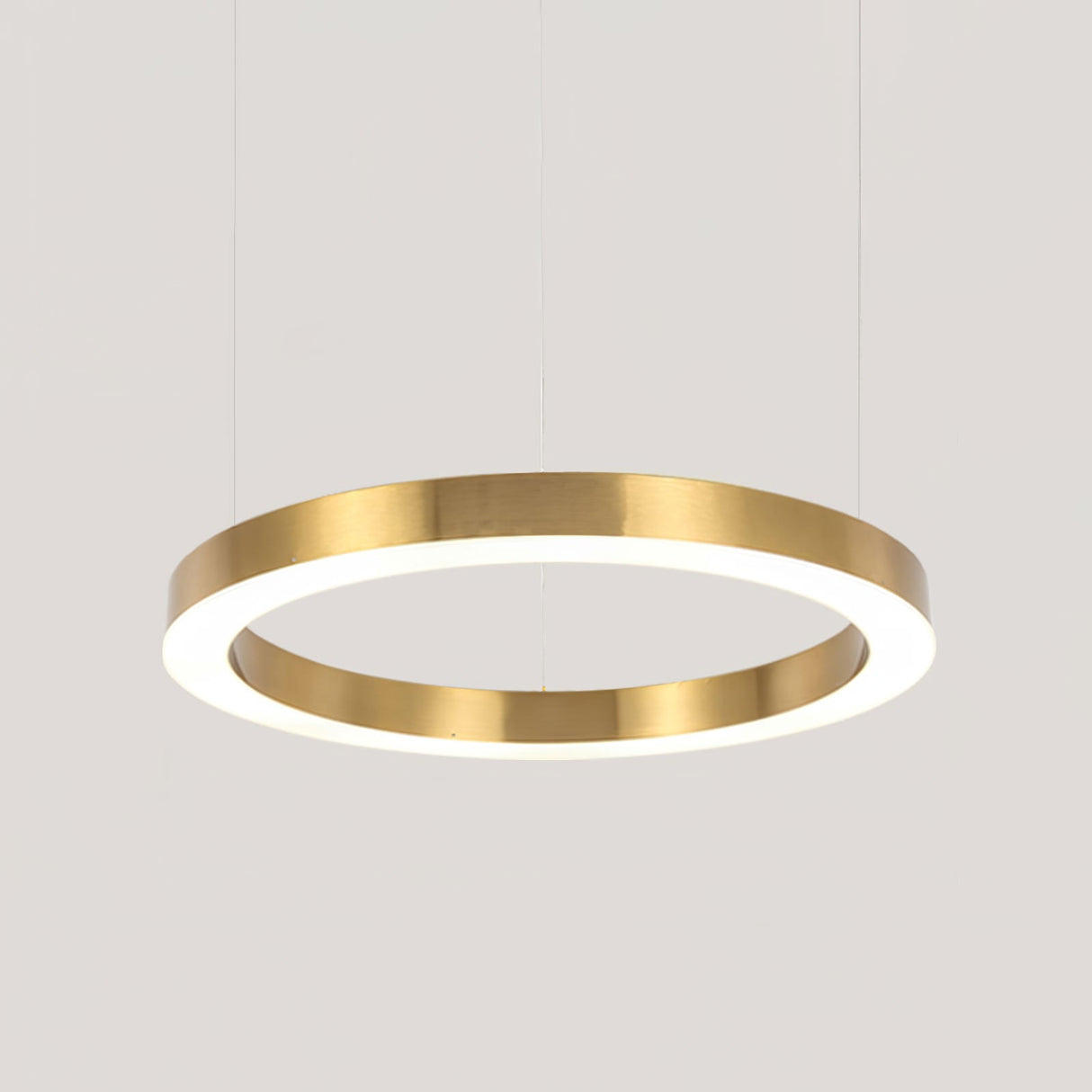 LumenRing Orion LED Pendelleuchte | Modernes Ringdesign | Dimmbares Licht | Stilvolle Beleuchtung für Wohnräume