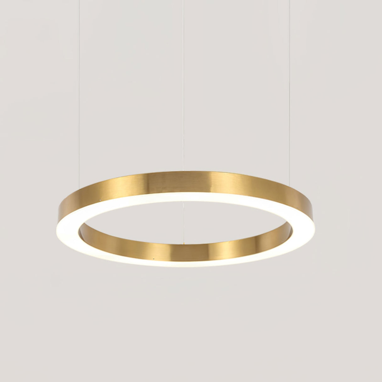 LumenRing Orion LED Pendelleuchte | Modernes Ringdesign | Dimmbares Licht | Stilvolle Beleuchtung für Wohnräume