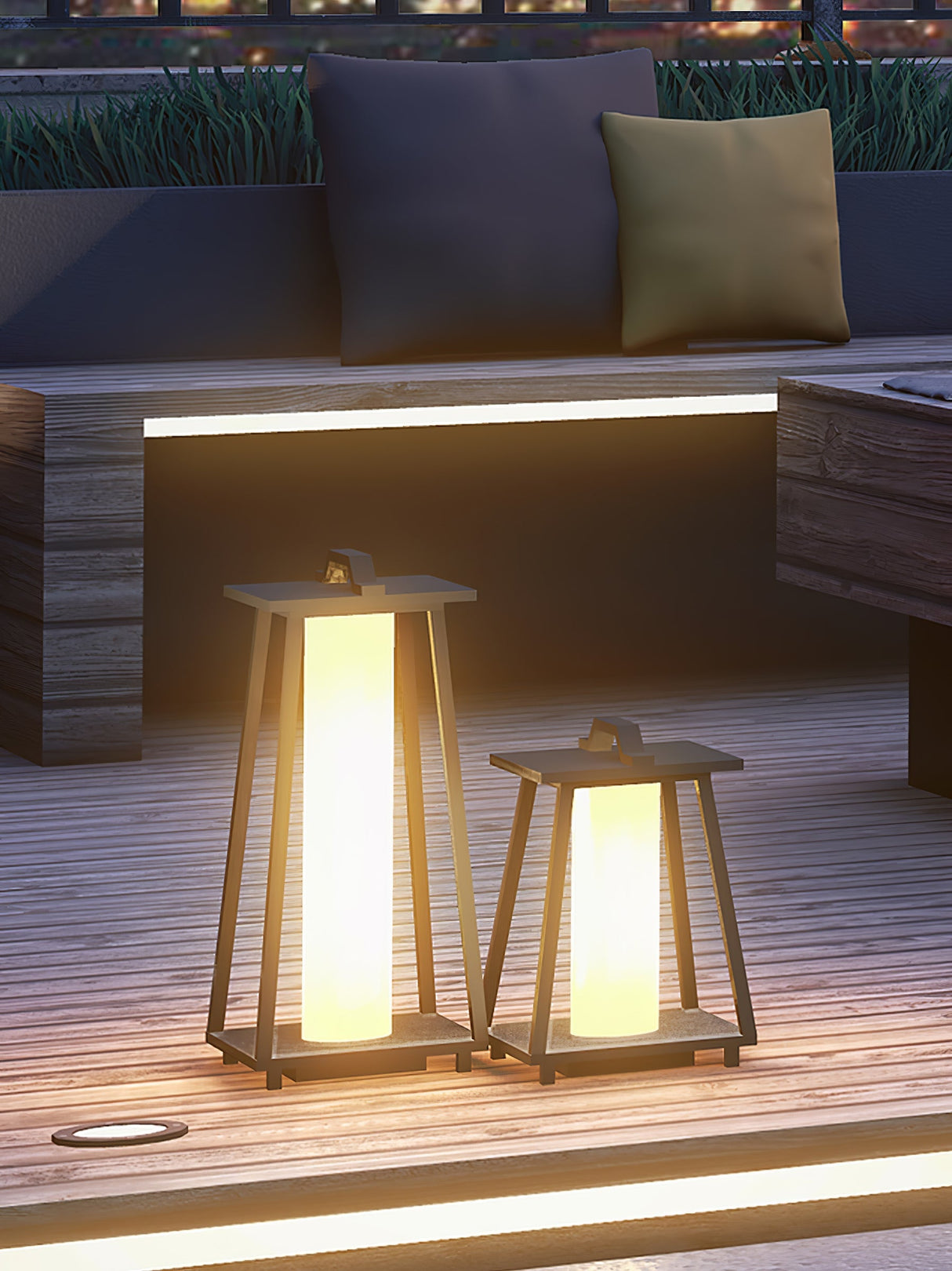 LumoBright Solar LED Außenleuchte | Tragbar | Wasserdicht | Für Garten & Terrasse | Energiesparend