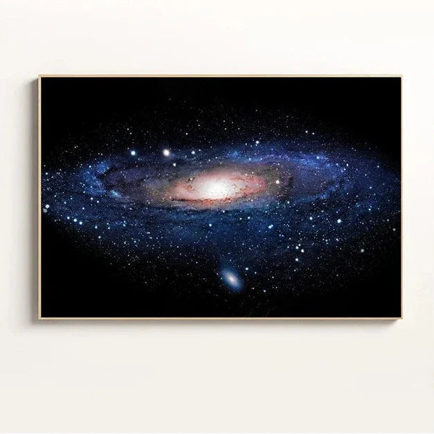 StarNova Nebula Leinwand | Moderne Wandkunst | Hochwertige Galaxie-Drucke | Dekoration für Zuhause