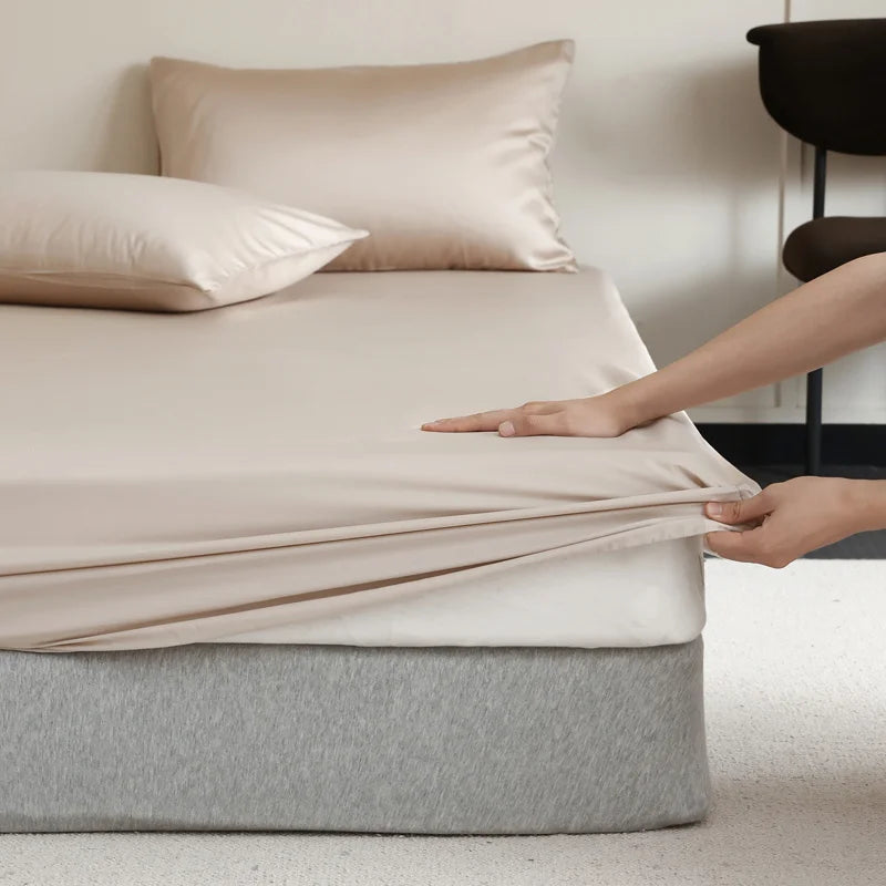 SilkDreams Tencel-Bettlaken | Atmungsaktiv | Hypoallergen | Luxuriöse Bettwäsche für Ihr Zuhause
