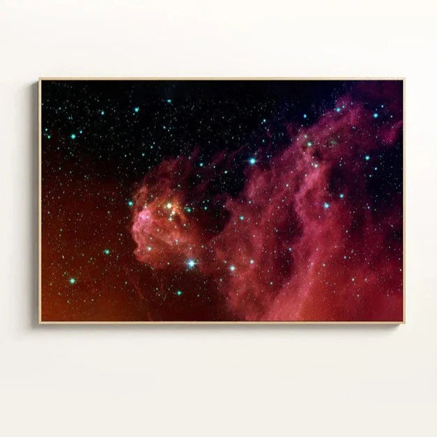 StarNova Nebula Leinwand | Moderne Wandkunst | Hochwertige Galaxie-Drucke | Dekoration für Zuhause